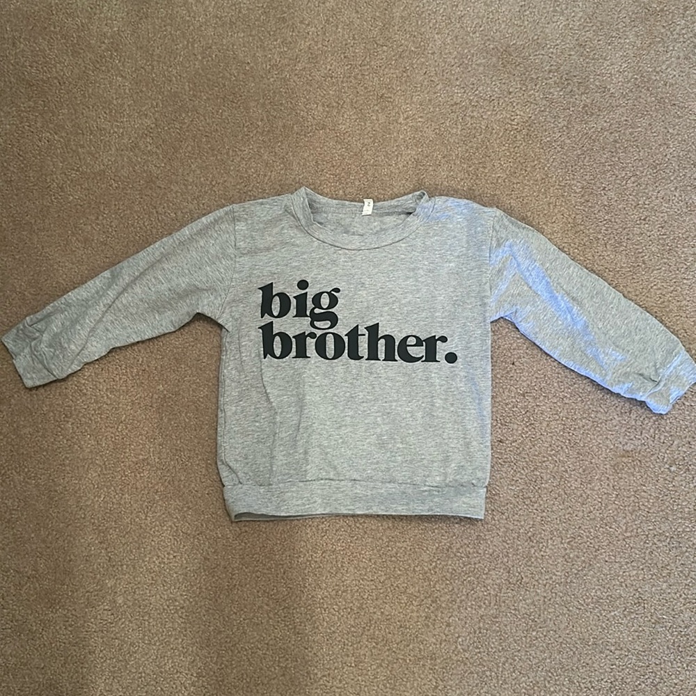Big brother shirt size 2. Excellent condition.